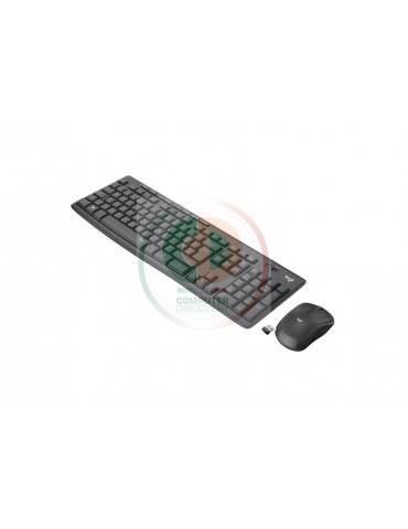 LOGITECH KIT TASTIERA + MOUSE MK295 NERO