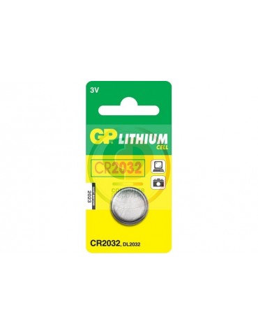 GP BATTERIA BOTTONE LITIO CR2032 1PZ