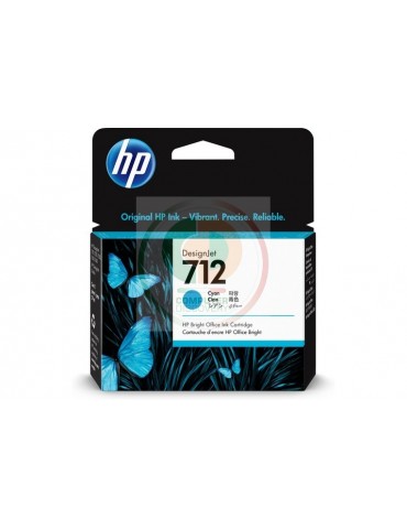 3ED67A HP 712 INK CIANO 29ML