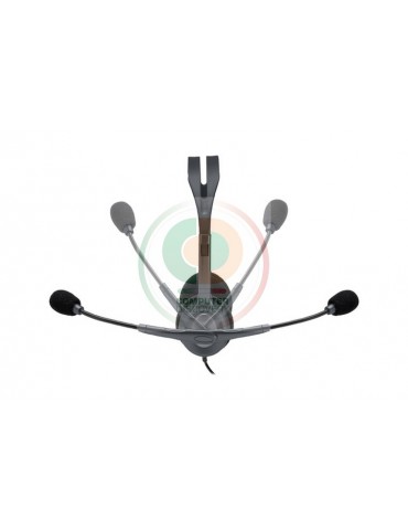 CUFFIE LOGITECH H111 CAVO OVER-THE-HEAD STEREO - NERO - BINAURAL - SUPRA-AURAL -